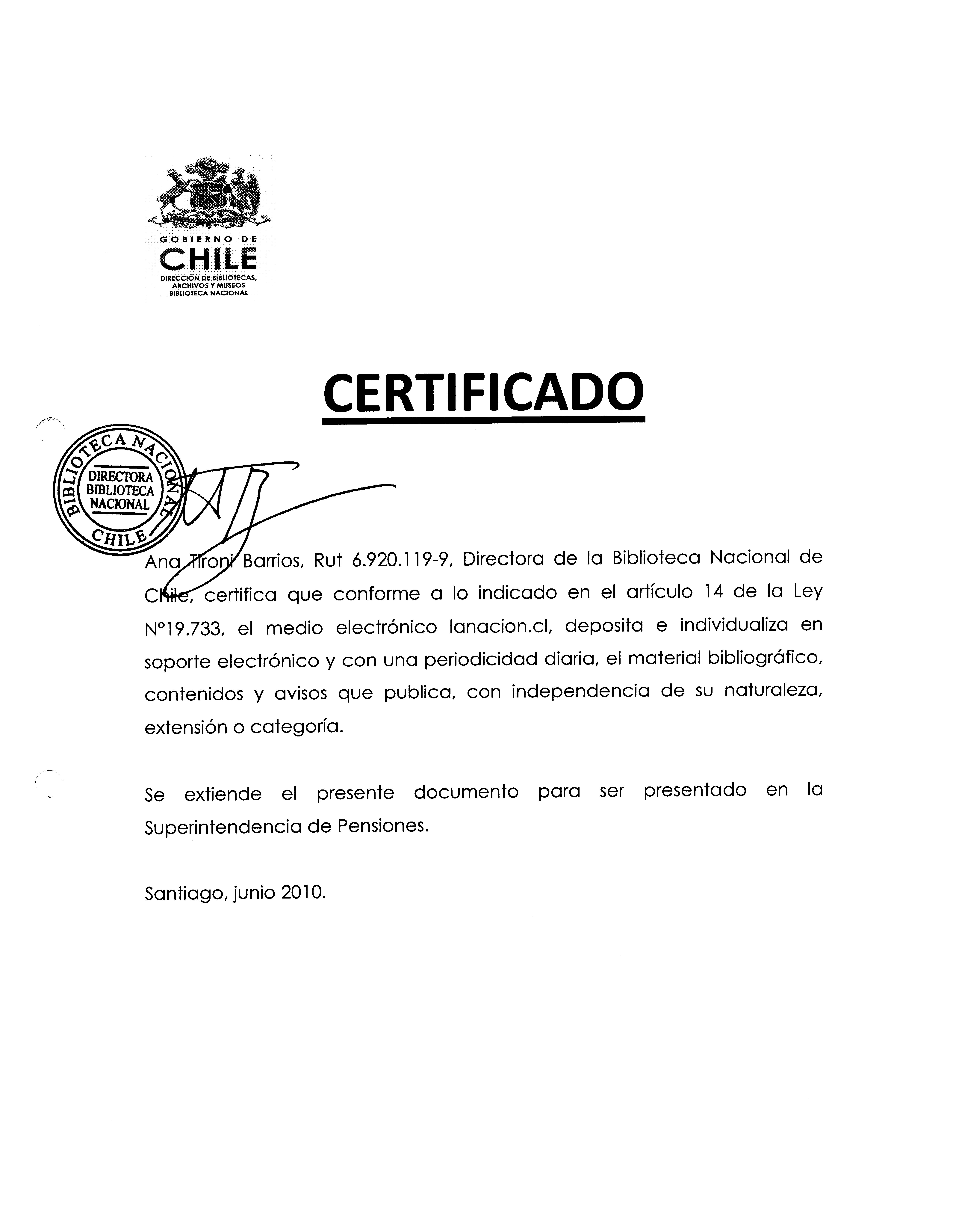 Certificado