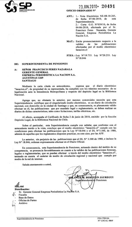 Superintendencia de pensiones